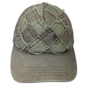 Burton Olive Green Patchwork Hat